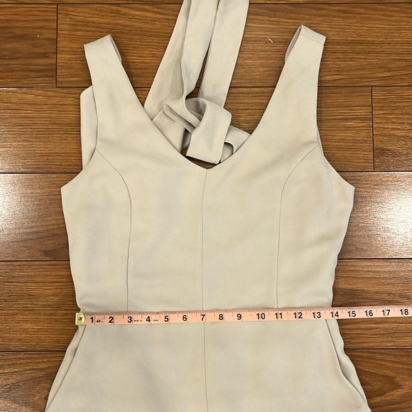 Mod Ref Tie Up Open Convertible Back Short Romper - Picture 15 of 16